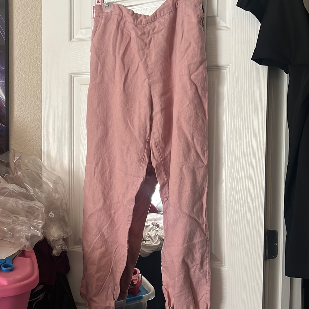 Pink Capri Pants